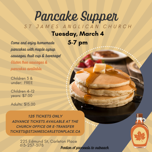 Pancake supper